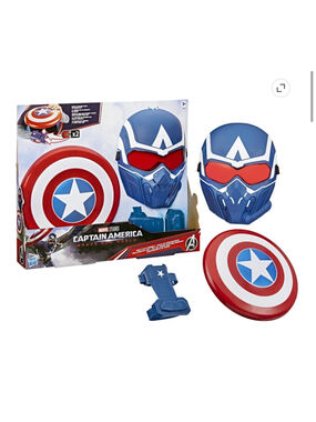 NEW Hasbro Captain America Brave New World Costume One Size Blue Red